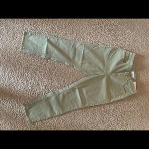 High waist skinny crop